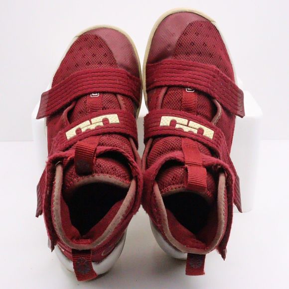 NIKE LEBRON SOLDIER BOYS 1Y CHILDRENS Maroon SHOES SNEAKERS 845122 - 668 - Picture 3 of 12